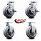 Service Caster Tool Box Caster Wheel Set 6'' Thermoplastic Rubber Swivel Casters, 4PK TOOL-SCC-20S620-TPRRF-TLB-2-R-2 - alternate 4